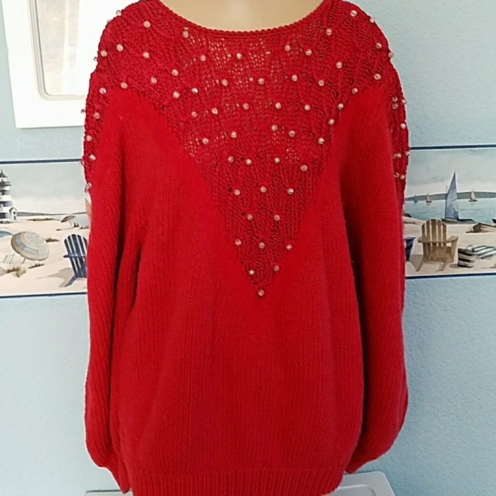 VINTAGE EUGENIA BY ANGENIE ACRYLIC/ANGORA BLEND SW